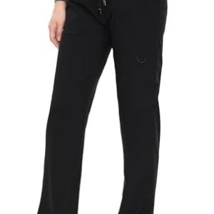 COZYFIT Women’s Scrub Pants - Straight-Leg Cargo with 3 Pockets, Eco-Friendly Drawstring Design for Healthcare Professio