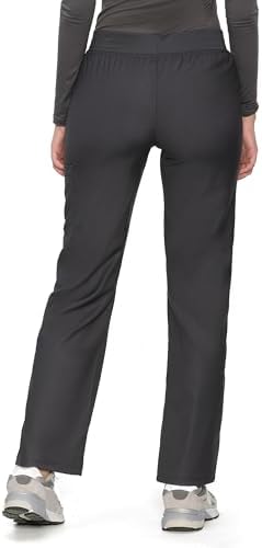 COZYFIT Women’s Scrub Pants - Straight-Leg Cargo with 3 Pockets, Eco-Friendly Drawstring Design for Healthcare Professio