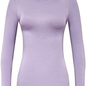 OThread & Co. Women's Long Sleeve T-Shirt | Comfy Stretch Underscrub Tee for Everyday Wear | Basic Layering Top | Perfec
