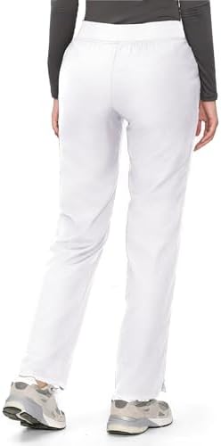 COZYFIT Women’s Scrub Pants - Straight-Leg Cargo with 3 Pockets, Eco-Friendly Drawstring Design for Healthcare Professio