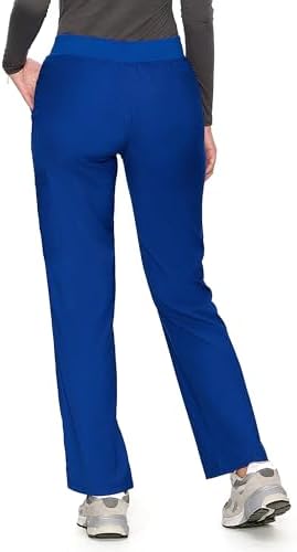 COZYFIT Women’s Scrub Pants - Straight-Leg Cargo with 3 Pockets, Eco-Friendly Drawstring Design for Healthcare Professio
