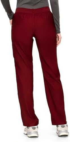 COZYFIT Women’s Scrub Pants - Straight-Leg Cargo with 3 Pockets, Eco-Friendly Drawstring Design for Healthcare Professio