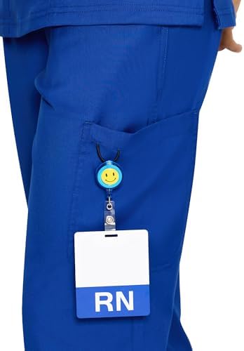 COZYFIT Women’s Scrub Pants - Straight-Leg Cargo with 3 Pockets, Eco-Friendly Drawstring Design for Healthcare Professio