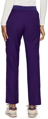 COZYFIT Women’s Scrub Pants - Straight-Leg Cargo with 3 Pockets, Eco-Friendly Drawstring Design for Healthcare Professio