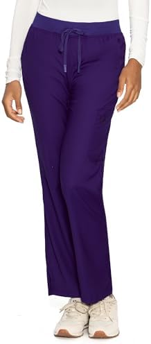 COZYFIT Women’s Scrub Pants - Straight-Leg Cargo with 3 Pockets, Eco-Friendly Drawstring Design for Healthcare Professio