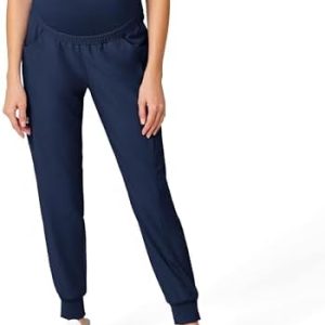 WonderWink Women's W123 Maternity Jogger Scrub Pant | Soft & Comfortable | Expecting Moms | Medical & Healthcare Setting