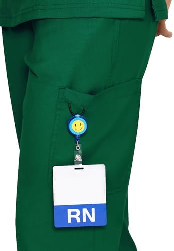 COZYFIT Women’s Scrub Pants - Straight-Leg Cargo with 3 Pockets, Eco-Friendly Drawstring Design for Healthcare Professio