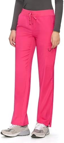 COZYFIT Women’s Scrub Pants - Straight-Leg Cargo with 3 Pockets, Eco-Friendly Drawstring Design for Healthcare Professio