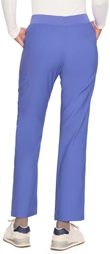 COZYFIT Women’s Scrub Pants - Straight-Leg Cargo with 3 Pockets, Eco-Friendly Drawstring Design for Healthcare Professio