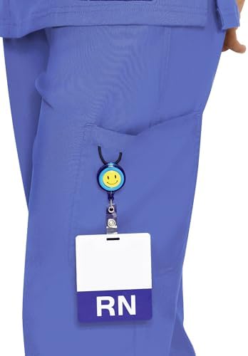 COZYFIT Women’s Scrub Pants - Straight-Leg Cargo with 3 Pockets, Eco-Friendly Drawstring Design for Healthcare Professio