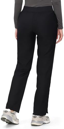 COZYFIT Women’s Scrub Pants - Straight-Leg Cargo with 3 Pockets, Eco-Friendly Drawstring Design for Healthcare Professio